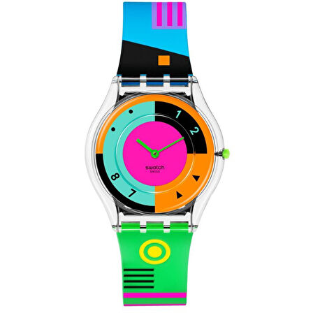 Swatch NEON HOT RACER  SS08K119 Kol Saati