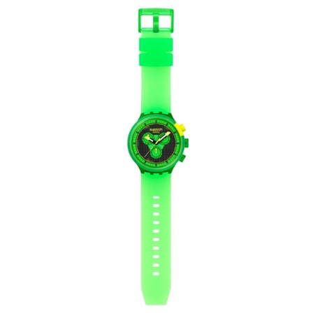 SB02G100 Swatch Glowingly Green Erkek Kol Saati SB02G100