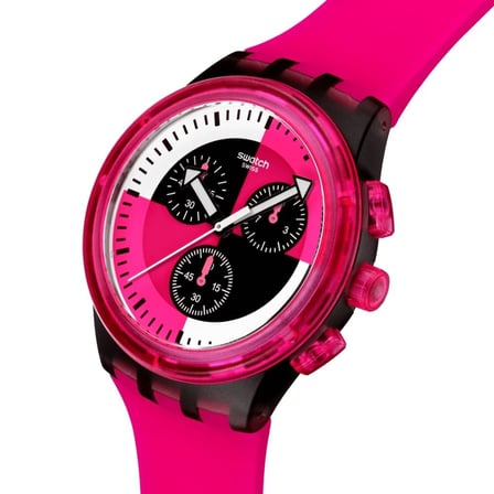SUSB110 Swatch Fuchsia Lines Unisex Kol Saati SUSB110