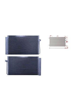 Klima Radyatörü 645x381x16 – 8381362 Wisco – Bmv 5 Serısı E60. E61 02-10 608*382 Uyumlu
