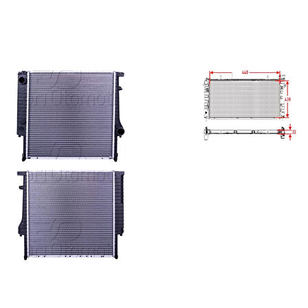 Su Radyatörü Brazing Mt - 1719259 Wisco - Bmv 3 Serisi E30 3.20ı. 3.25ı M20 82-93 Uyumlu
