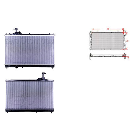 Su Radyatörü - 1350A601 Wisco - Mitsubishi Outlander 3 2.0-2.4 Hybrid 12 Ve Sonrası Uyumlu