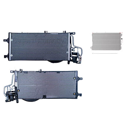 Klima Radyatörü 590x262x16 - 1850071 Wisco - Opel Corsa C Combo C 1.7dtı 00 Ve Sonrası Uyumlu