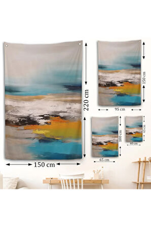 Yağlıboya Görünümlü Dekoratif Duvar Örtüsü-7610