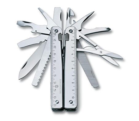 Victorinox SwissTool X Plus Penseli Çakı 3.0339.L Deri Kılıflı 