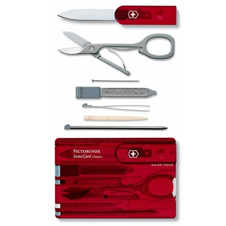 Victorinox 0.7100.TB1 SwissCard Classic Ruby