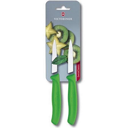 Victorinox 6.7636.L114B 8cm Blisterli Tırtıklı Soyma Bıçağı
