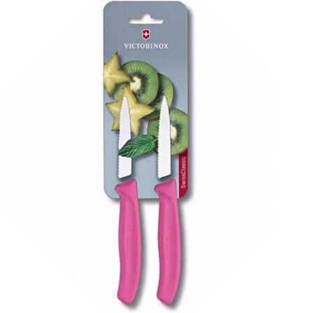 Victorinox 6.7636.L115B Sebze Bıçağı Seti 2'li Mor 