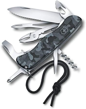 VICTORINOX SKIPPER 111 MM ÇAKI LACİVERT KAMUFLAJ 0.8593.W942