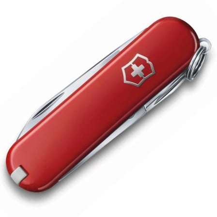 Victorinox Classic SD 0.6223.B Kırmızı İsviçre Çakısı 58mm 7F