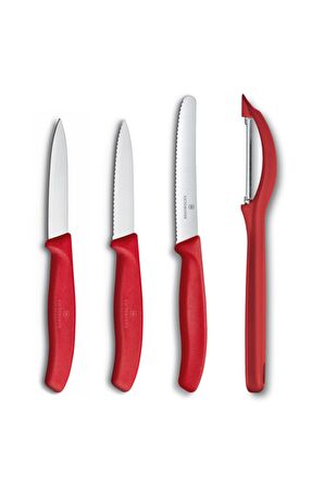 Victorinox Kırmızı Soyacak Seti