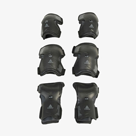 Firefly Leisureline 2.0 Çocuk Siyah Diz & Dirsek Korumalığı