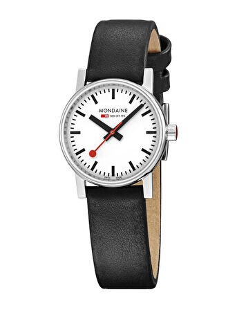 Mondaine Evo2 Black Vegan Grape Leather MSE.30110.LBV