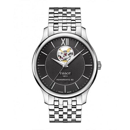 Tissot Tradition Open Heart T0639071105800 Erkek Kol Saati