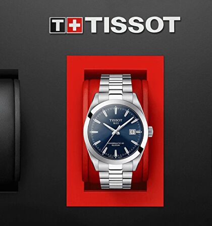 Tissot T1274071104100 Gentleman Powermatic 80 Silicium Erkek Kol Saati T127.407.11.041.00