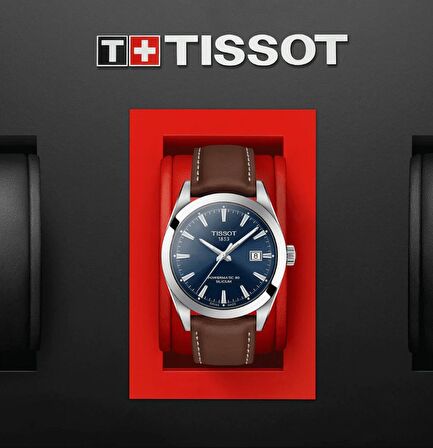 Tissot T1274071604100 Gentleman Powermatic 80 Silicium Erkek Kol Saati T127.407.16.041.00