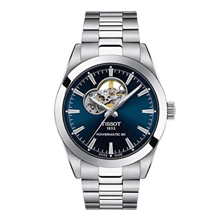 Tissot Gentleman Powermatic 80 Open Heart T1274071104101 Erkek Kol Saati T127.407.11.041.01