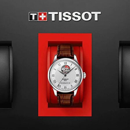 Tissot Le Locle Powermatic 80 Open Heart T0064071603301 Erkek Kol Saati T006.407.16.033.01