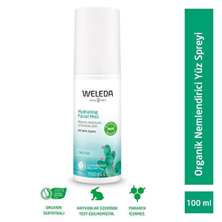 Weleda Cactus Organik Nemlendirici Yüz Spreyi 100ml 