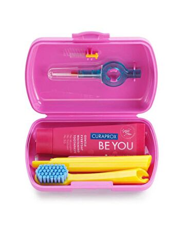 Curaprox Travel Set -Pembe