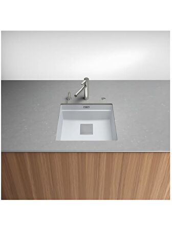 Franke Kubus 2 KNG 110-52 Bianco Granit Eviye