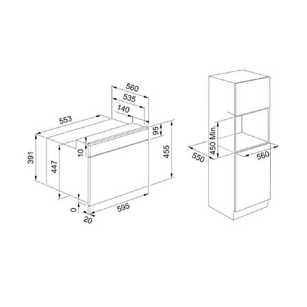 Franke Mythos FMY 45 MW BK 45 cm Kombi Mikrodalga Fırın