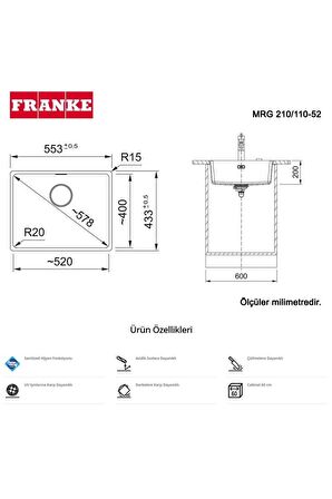 Evye Maris MRG 110-52 Bıanco 