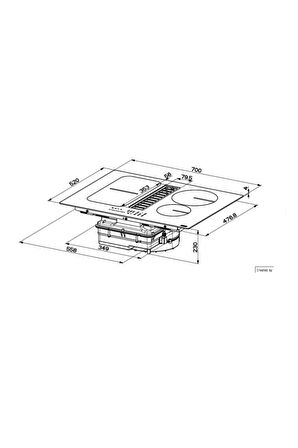 Davlumbaz FSM 709 HI Smarttogether 