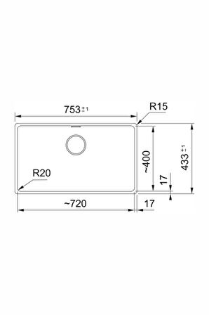 Franke Maris MRG 110-72 Sahara Granit Evye