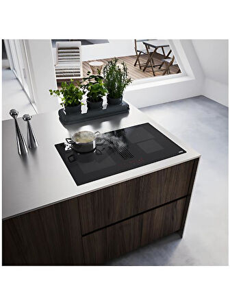 Franke FMA 8381 R HI Siyah Davlumbaz Entegreli İndüksiyonlu Ankastre Ocak