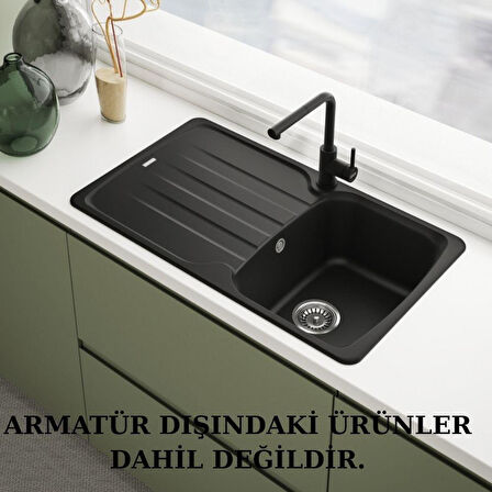 Franke Lina L Doccia Spiralli , Mutfak Armatürü, Matt Black
