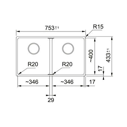 Franke MARİS MRG 120-35-35 SLATE GRİ Granit Evye
