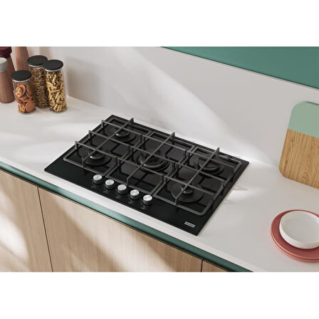 Franke FHSM 755 4G DC BK C Siyah Cam Ocak