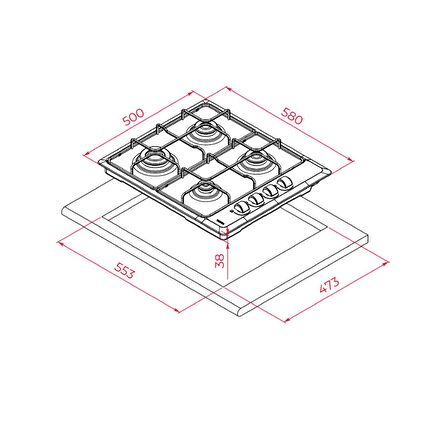 Teka Chef 1 Ankastre Set ( HE 715 SS - HLX 640 KBA0E - DF 60 )