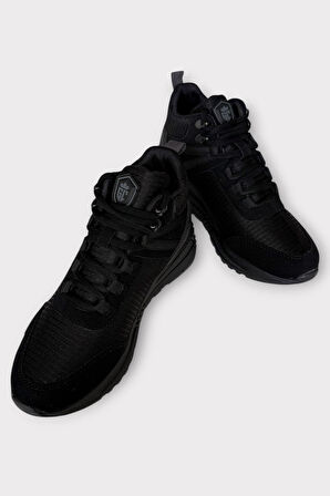 Suya Karşı Daynaklı Denye Kumaş Kadın Outdoor  Bot SİYAH