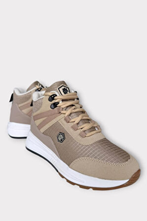 Suya Karşı Daynaklı Denye Kumaş Kadın Outdoor  Bot BEJ