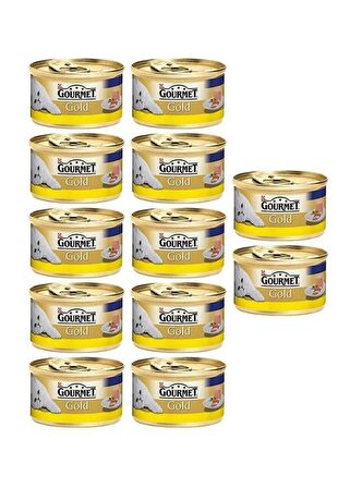 Gourmet Gold Kıyılmış Tavuklu Yaş Kedi Maması 85Gr 12 AL 10 Öde