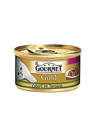 Gourmet Gold Ciğerli Tavşanlı Konserve 85gr