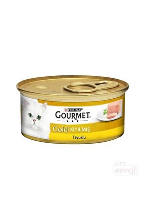 Gourmet Gold Kıyılmış Tavuklu Yaş Kedi Maması 85gr 12 Al 10 Öde