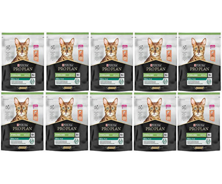 Proplan Sterilised Somon Kısır Kedi Maması 400 Gr*10 Adet