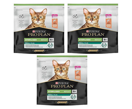 Proplan Sterilised Somon Kısır Kedi Maması 400 Gr*3 Adet