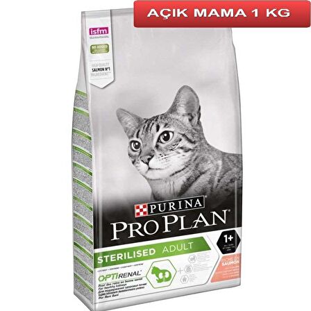 ProPlan Sterilised Somonlu Kısırlaştırılmış Kedi Maması 1 kg AÇIK