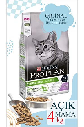 4 Kg Vakumlu poşet Pro Plan Sterilised Hindi Etli Kısırlaştırılmış Yetişkin Kedi Maması