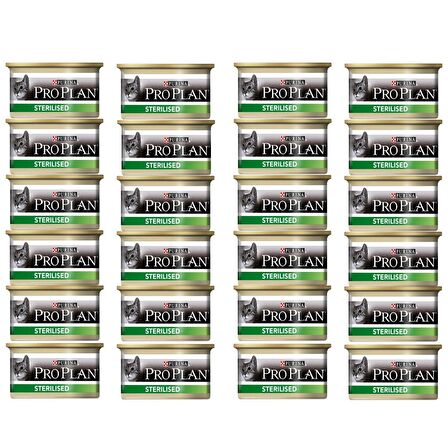 Pro Plan Somon ve Tunalı Kısırlaştırılmış Konserve Kedi Maması 85 Gr x 24 Adet