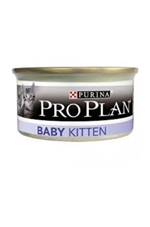 Pro Plan Baby And Kitten 85 gr 24 Adet Tavuklu Yavru Kedi Konservesi