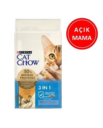 Purina Cat Chow Hindili Yetişkin Kedi Maması 1 kg AÇIK