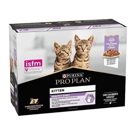 Pro Plan Pouch Kitten Hindili Yavru Kedi Maması 85 G - 10 Adet