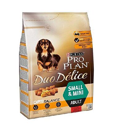 Pro Plan Duo Delice Small & Mini Biftekli 2.5 kg Küçük Irk Yetişkin Köpek Maması