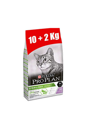 Pro Plan Sterilised Kısırlaştırılmış Hindi Kedi Maması 10+2 Kg