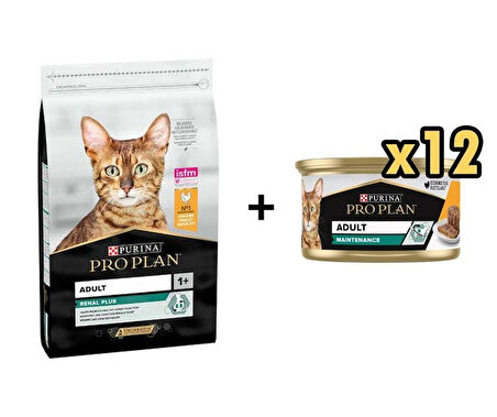 Pro Plan Tavuklu Yetişkin Kedi Maması 3 Kg +12 Adet Proplan Adult Tavuk Etli Yetişkin Kedi Konservesi 85 Gr